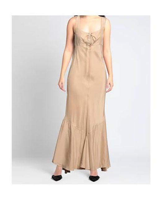 Sportmax Natural Maxi Dress
