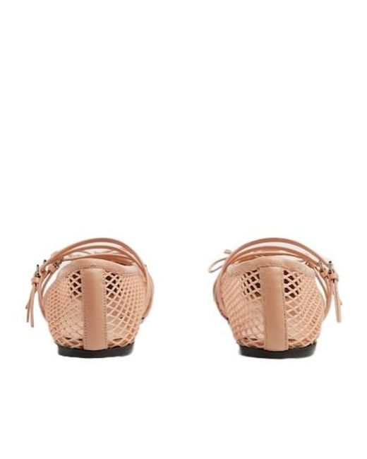 Gucci Pink Horsebit Ballet Flats