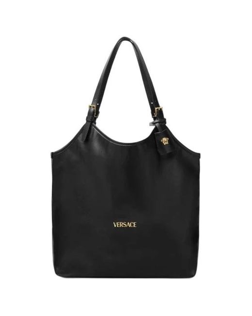 Versace Black Logo Shoulder Bag