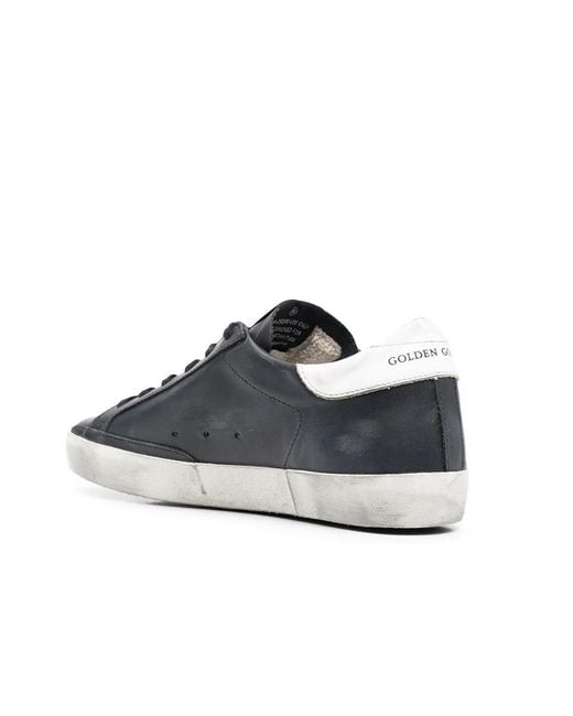 Golden Goose Deluxe Brand Gray Super-Star Low-Top Sneakers