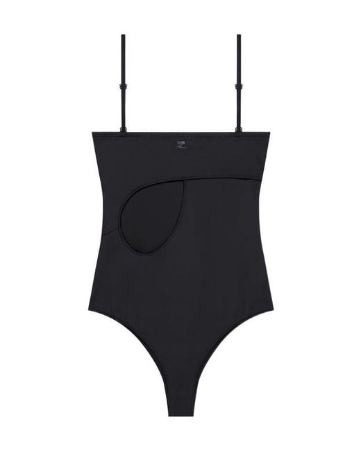 Courreges Black Courrèges Cut-Out Detailed Swimsuit