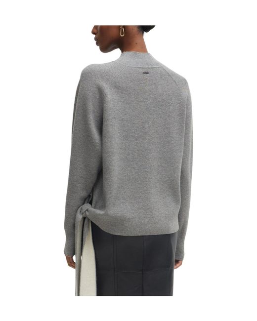 Boss Gray Knitted Sweater