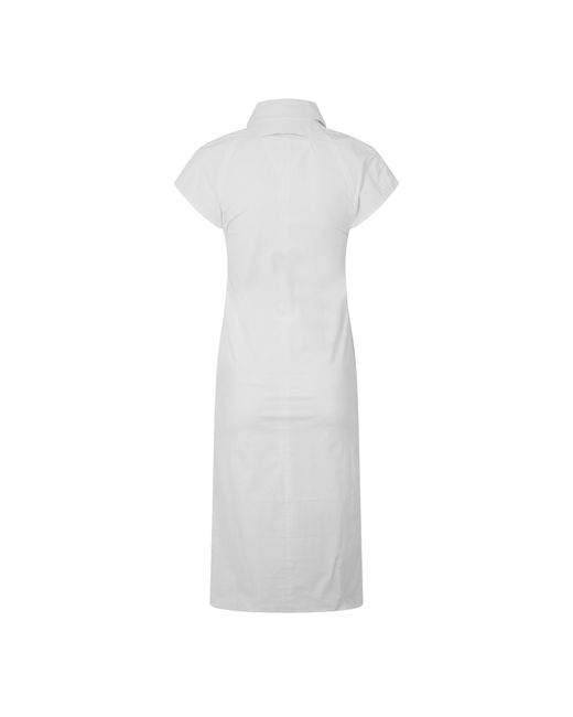Bottega Veneta White Shift Dress