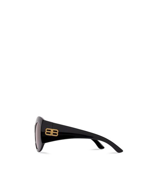 Balenciaga Multicolor Eyewear Hourglass Round Sunglasses