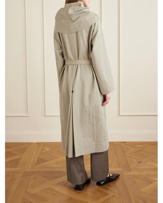 Kallmeyer Natural Light Khaki Long Trench Coat