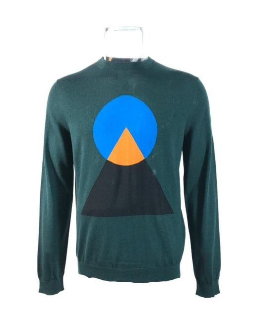 KENZO Blue Long-Sleeved Sweater for men