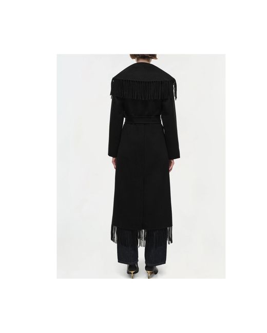 Jonathan Simkhai Black Carrie Coat