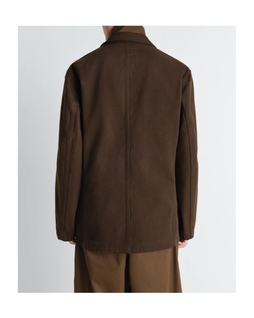 Lemaire Brown Pocket Blazer for men