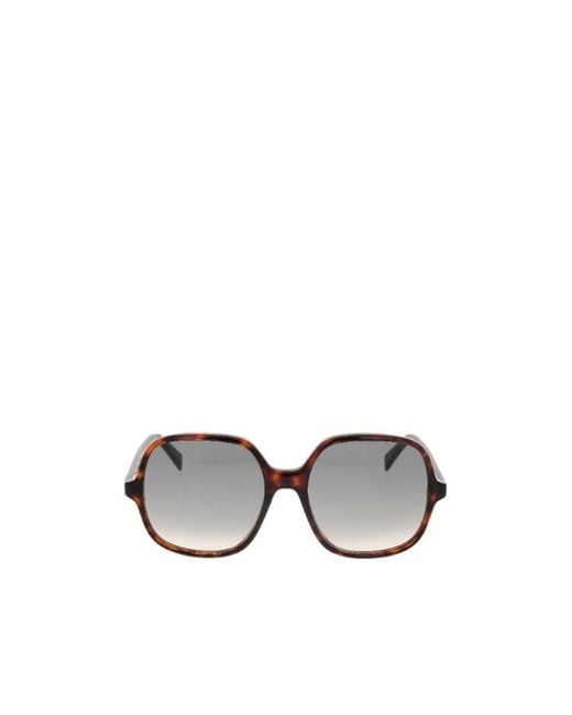 Céline White Logo Sunglasses