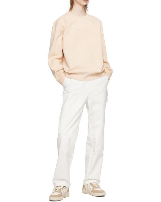 Veja White V-10 Panelled Low-Top Sneakers