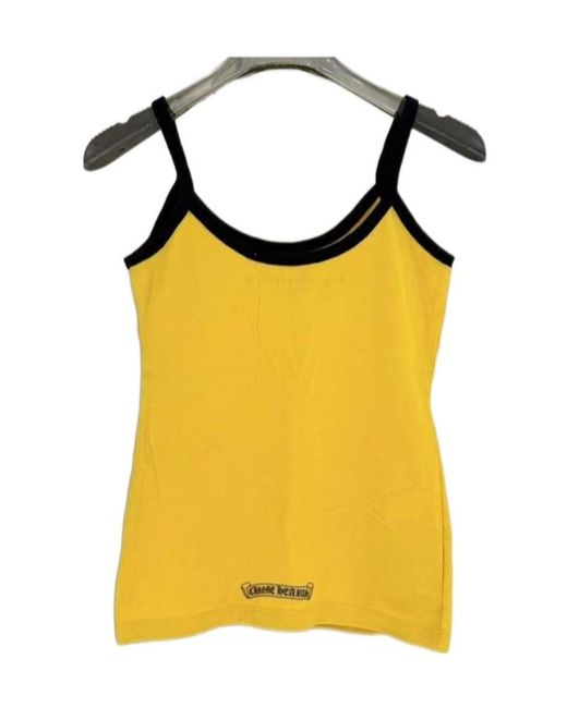 Chrome Hearts Yellow Crew Neck Vest