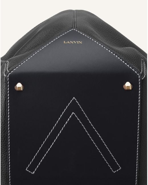 Lanvin Black Catch By Shopper Tote Bag