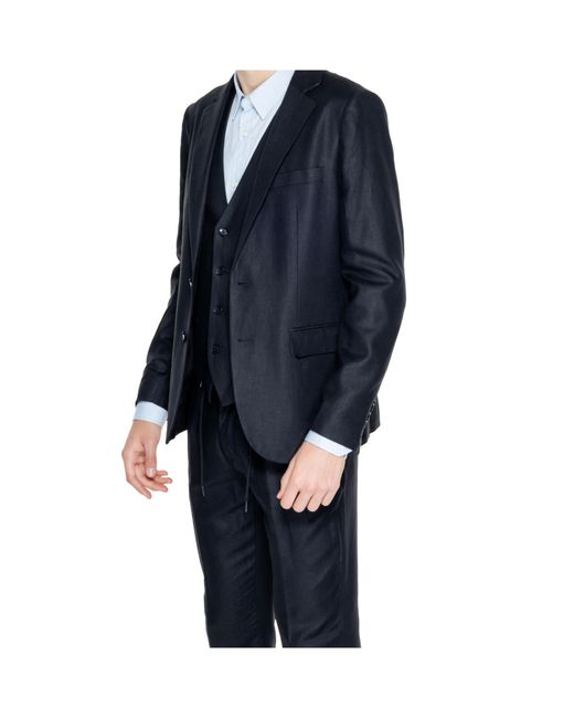 Antony Morato Black Single-Breasted Suit Jacket for men