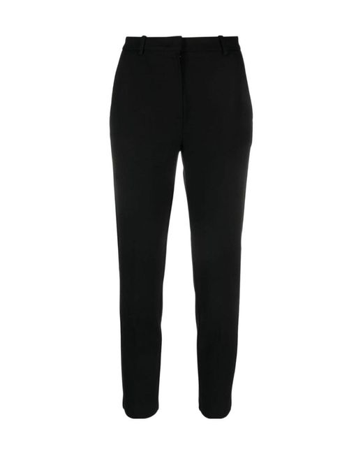 Pinko Black High Waist Tapered Leg Trousers