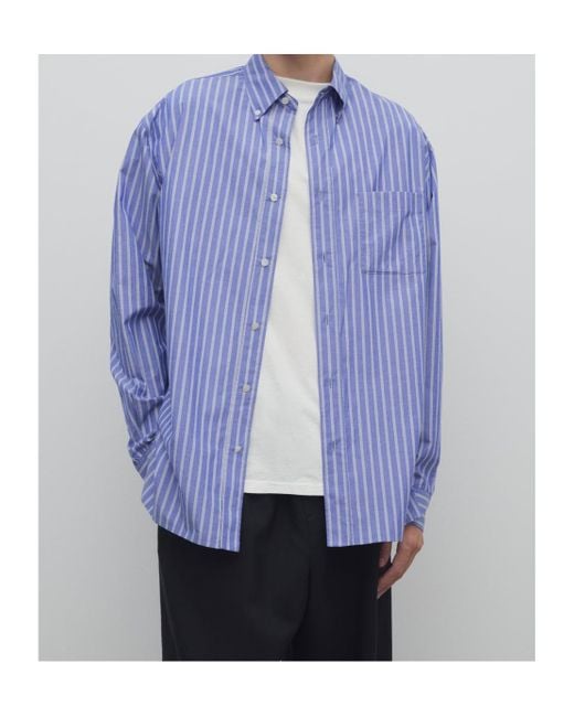 The Row Blue Bresson Shirt for men