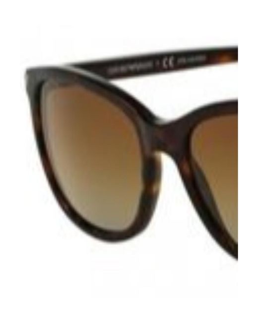 Emporio Armani Metallic Square Sunglasses