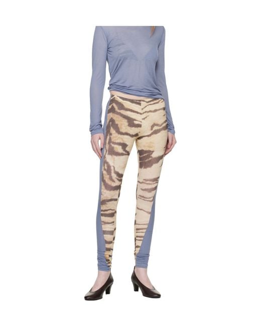 Baserange Black Animal Print Leggings