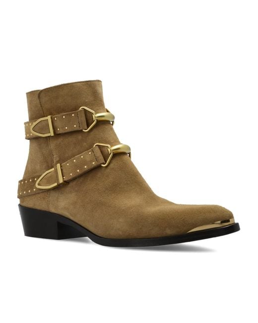 Isabel Marant Brown Zalya Leather Boots