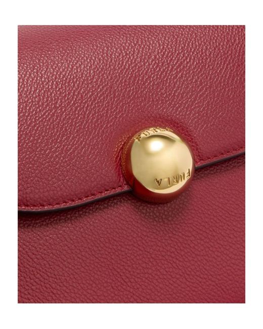 Furla Red Moonlight Small Shoulder Bag