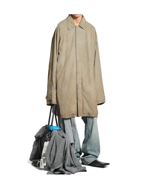 Balenciaga Natural Cargo Carcoat for men