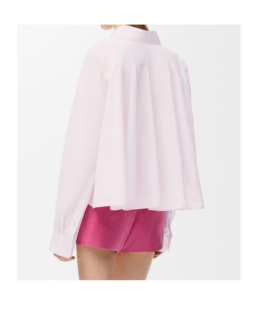 Loewe Pink X Paula's Ibiza Anagram-Embroidered Swing Shirt