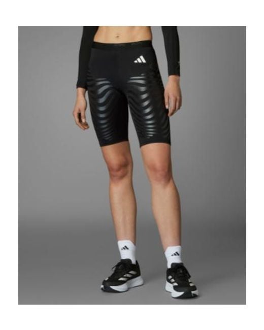 Adidas Black Originals Adizero Control Running Short Leggings