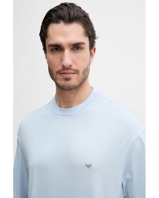 Emporio Armani Pink Short-Sleeved T-Shirt for men