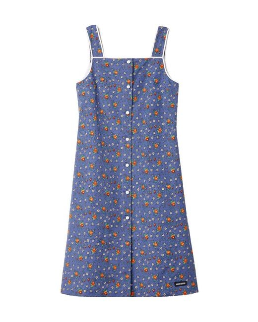 Miu Miu Blue Poplin Dress