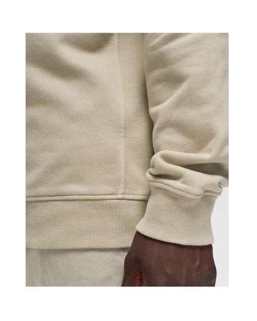 Stone Island Natural Compass Patch Crewneck Sweatshirt for men