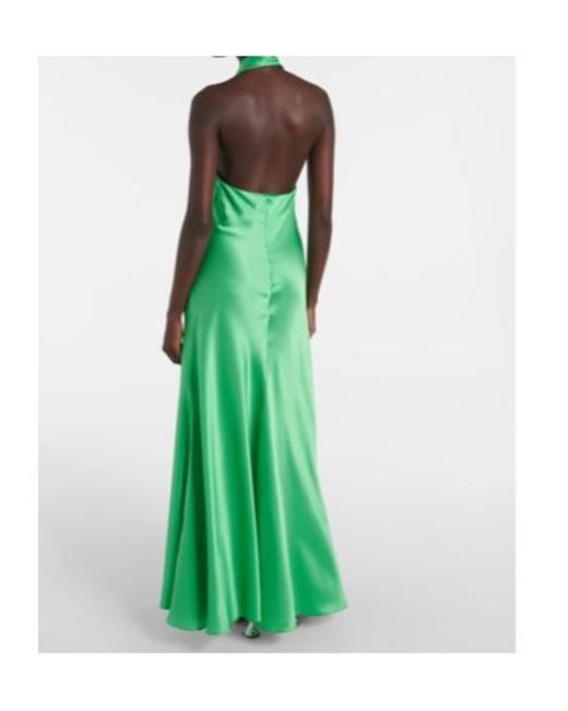 Rodarte Green Backless Dress