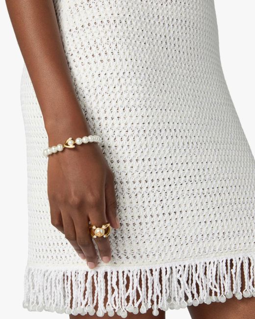 Casablanca Metallic Lotus Pearl Bracelet for men