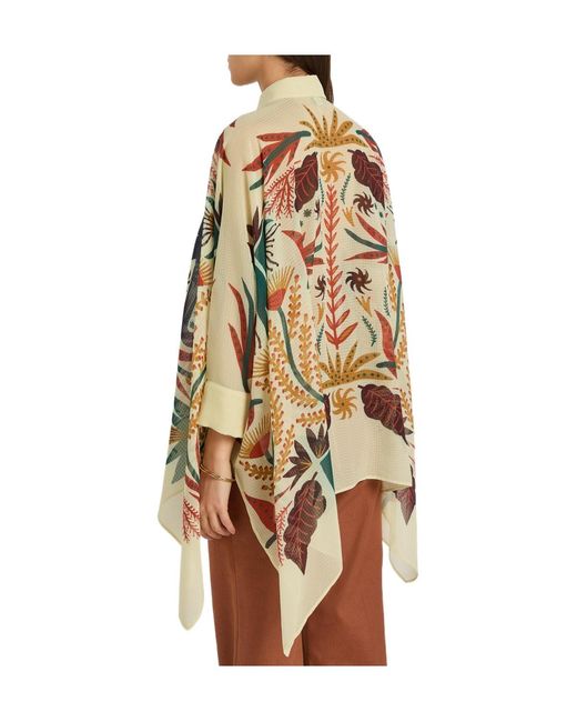 Etro Metallic Printed Silk Shirt