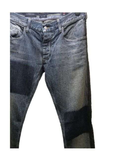 Armani Jeans Blue Straight Jeans for men