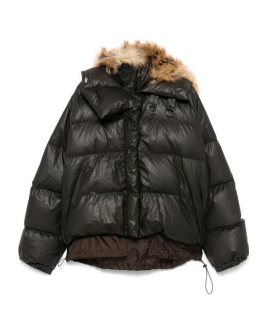 OTTOLINGER Black Deconstructed Puffer Jacket