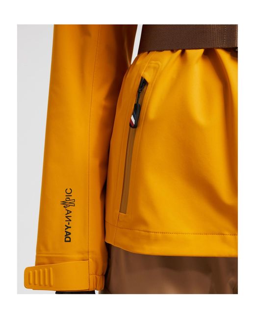 Moncler Yellow Fex Hooded Jacket