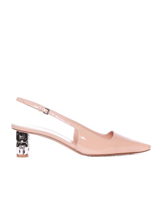Givenchy Pink G Cube Slingback Pumps