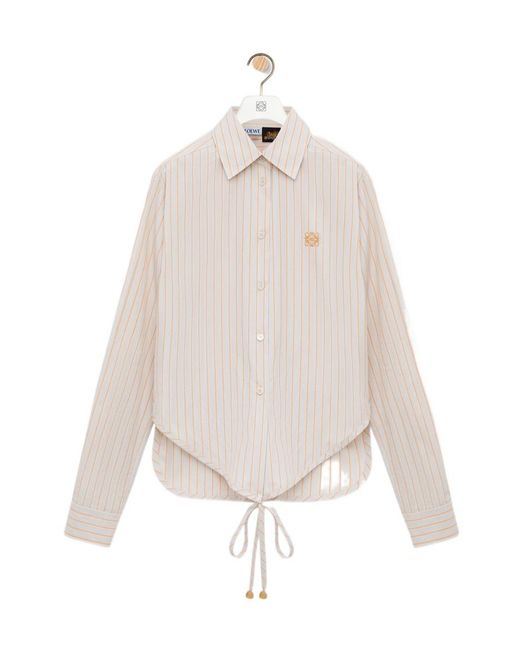 Loewe White Long-Sleeved Shirt