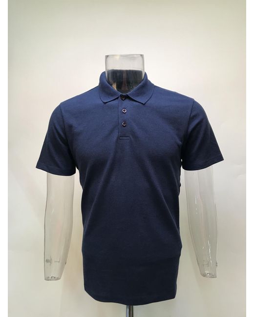 Emporio Armani Blue Short-Sleeved Polo Shirt for men