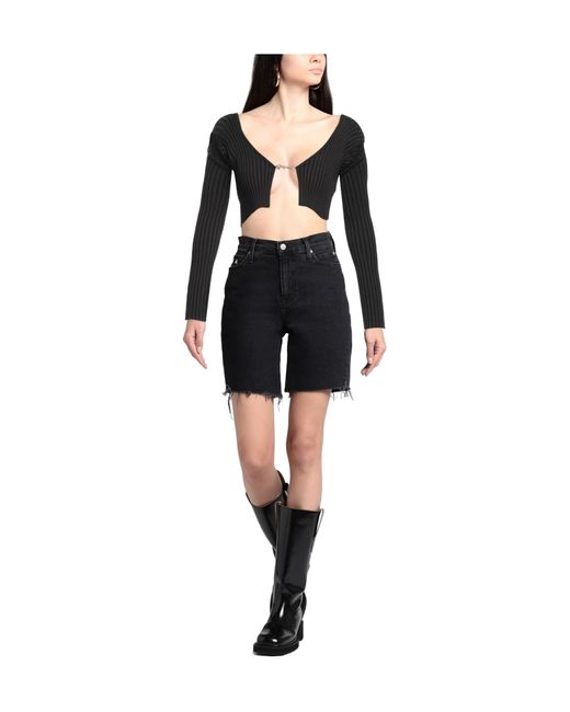 Jacquemus Black Solid Color Jumpers