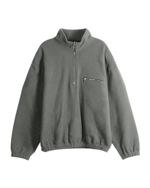 Rier Gray Long-Sleeved Sweatshirt for men