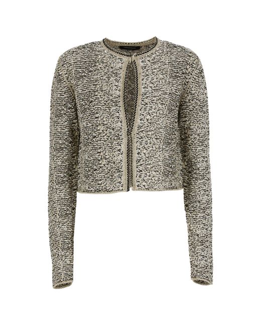 Fabiana Filippi Multicolor Long-Sleeved Knitted Cardigan