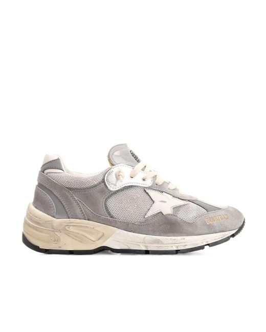 Golden Goose Deluxe Brand White Dad-Star Lace-Up Sneakers