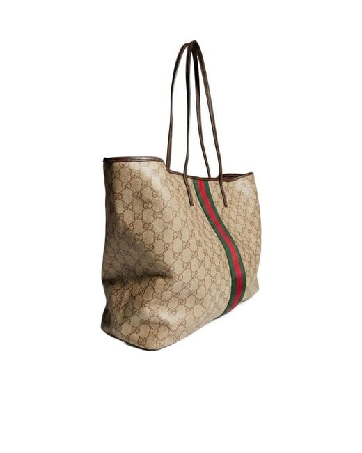 Gucci White Tribeca Large Tote Bag