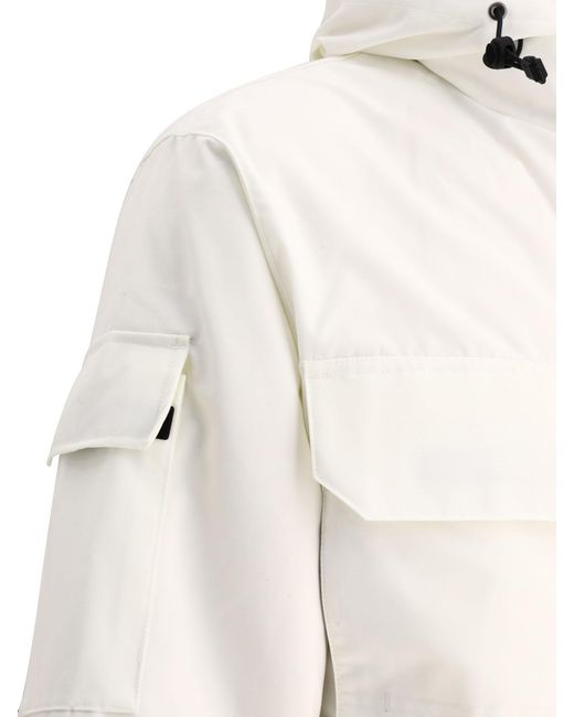 Canada Goose White Expedition Hooded Parka Coat for men