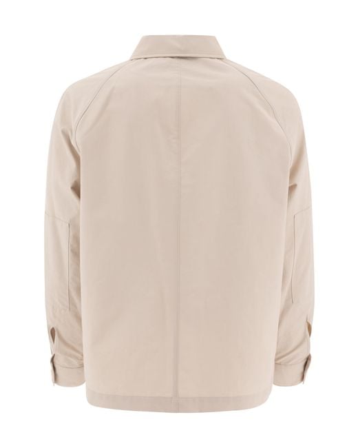 Vince Natural Button Overshirt for men