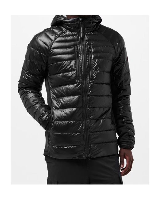 Canada Goose Black Logo Patch Down Jacket for men