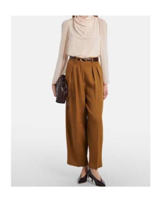 Altuzarra White Cara Draped Top