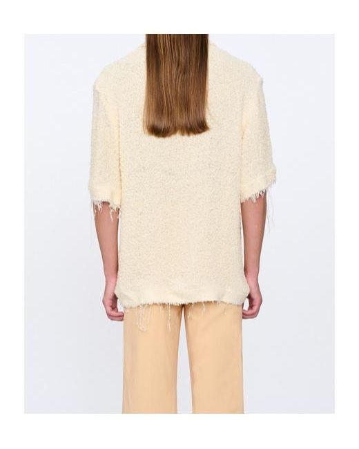 Séfr Natural Fausto Bouclé-Texture Shirt for men
