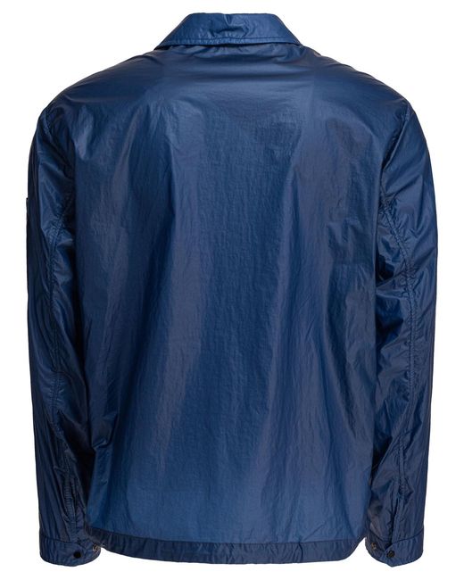 C P Company Blue Utility Jacket for men