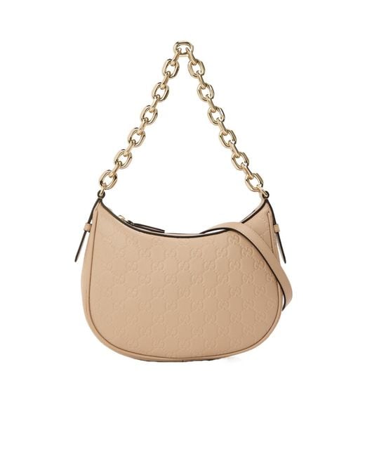 Gucci Natural Leather Hobo Bag